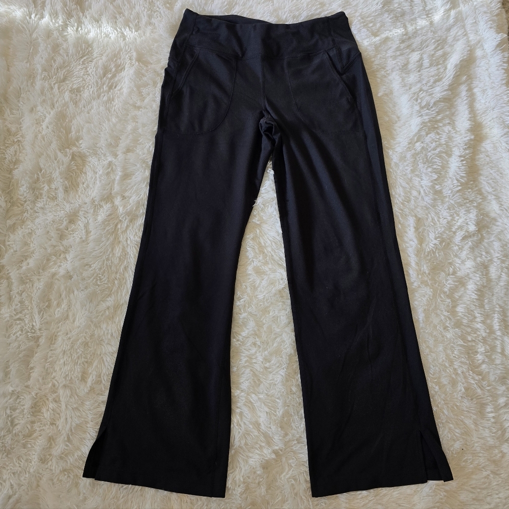 Zella Black Wide-Leg Yoga Pants. Size M. EUC.